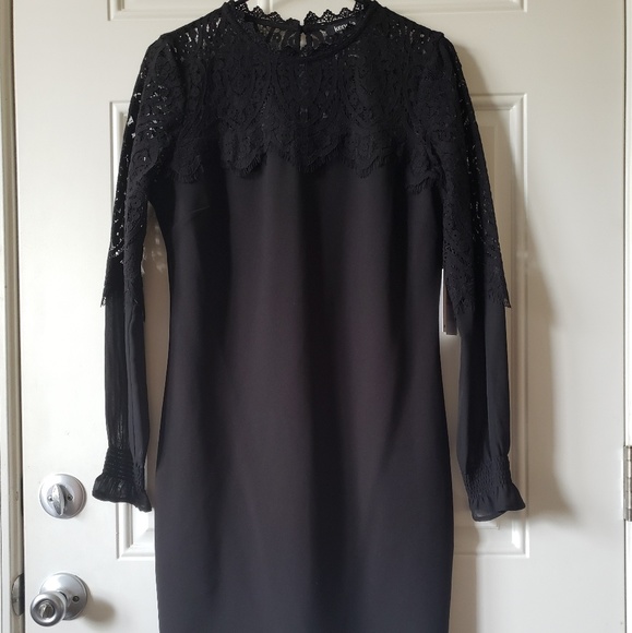 Kensie Women's Lace Sheath Dress Black Size 14 main image 0